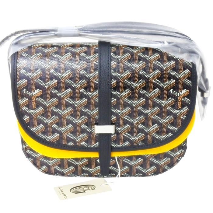 GOYARD Belvedere PM Crossbody Bag Black Leather BELVE3PMLTY01CG01P