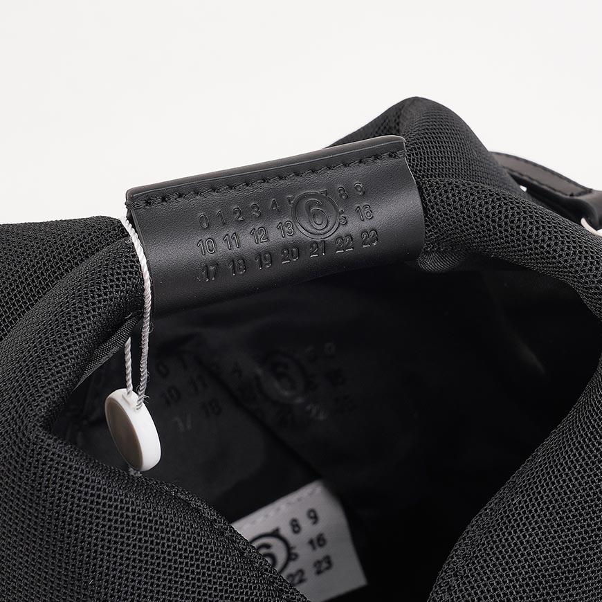 Maison Margiela mesh Japanese crossbody bag black women
