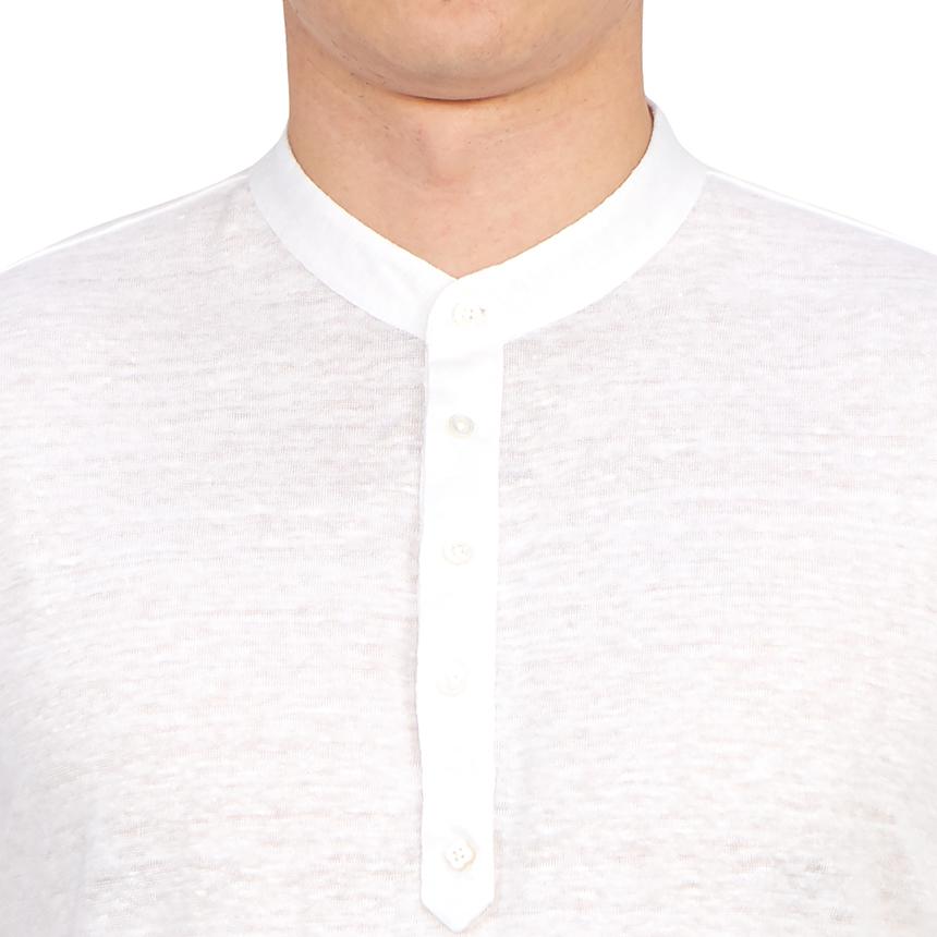 LARDINI Men’s Short Sleeve T-Shirt White Cotton Tee