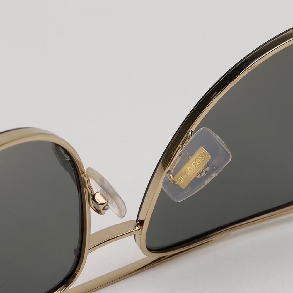 HUGO BOSS Gold Mirror Aviator Metal Sunglasses BOSS1326S J5GUE