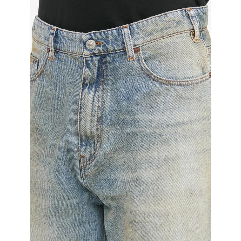 Maison Margiela Gray Cotton Straight-Leg Denim Jeans Men