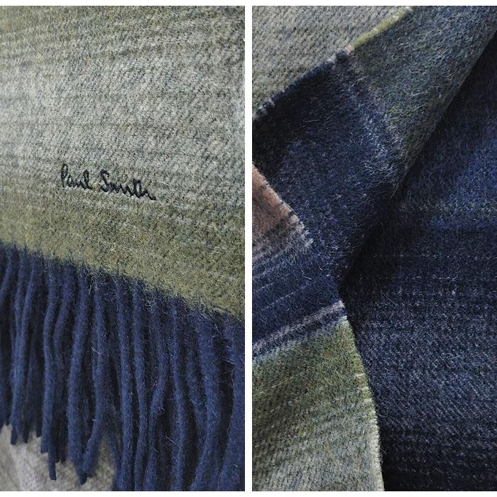 Paul Smith Wool Striped Scarf M1A 150K N164 47