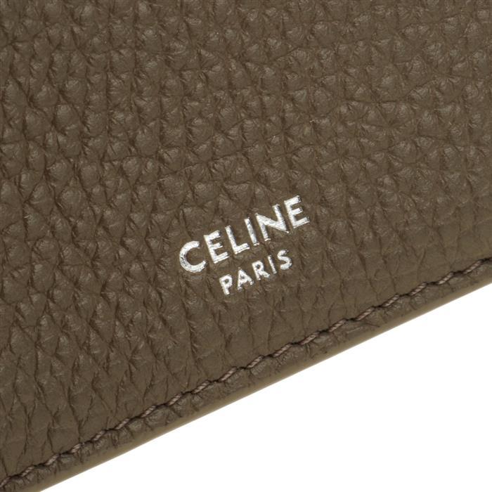 CELINE Bifold Leather Wallet for Men Black