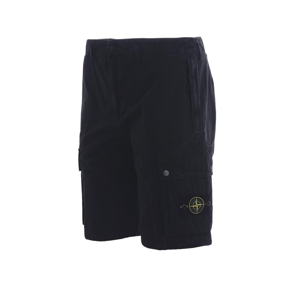 STONE ISLAND Navy Slim Fit Zip Pocket Cargo Shorts K1S15L100011 S00WA V0120