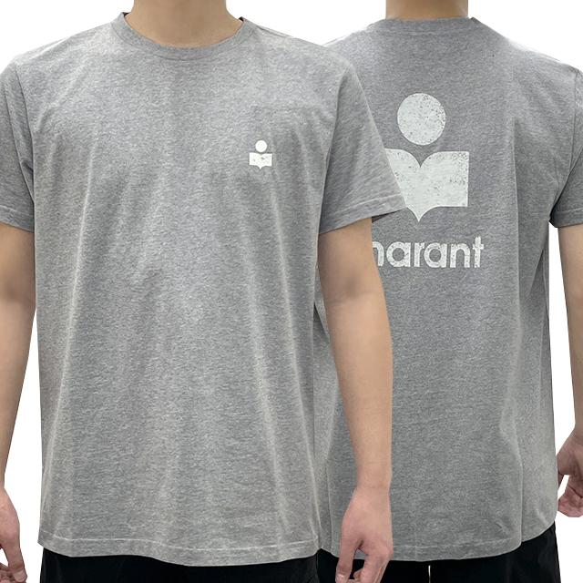 Isabel Marant Men’s Grey Logo Short Sleeve T-Shirt