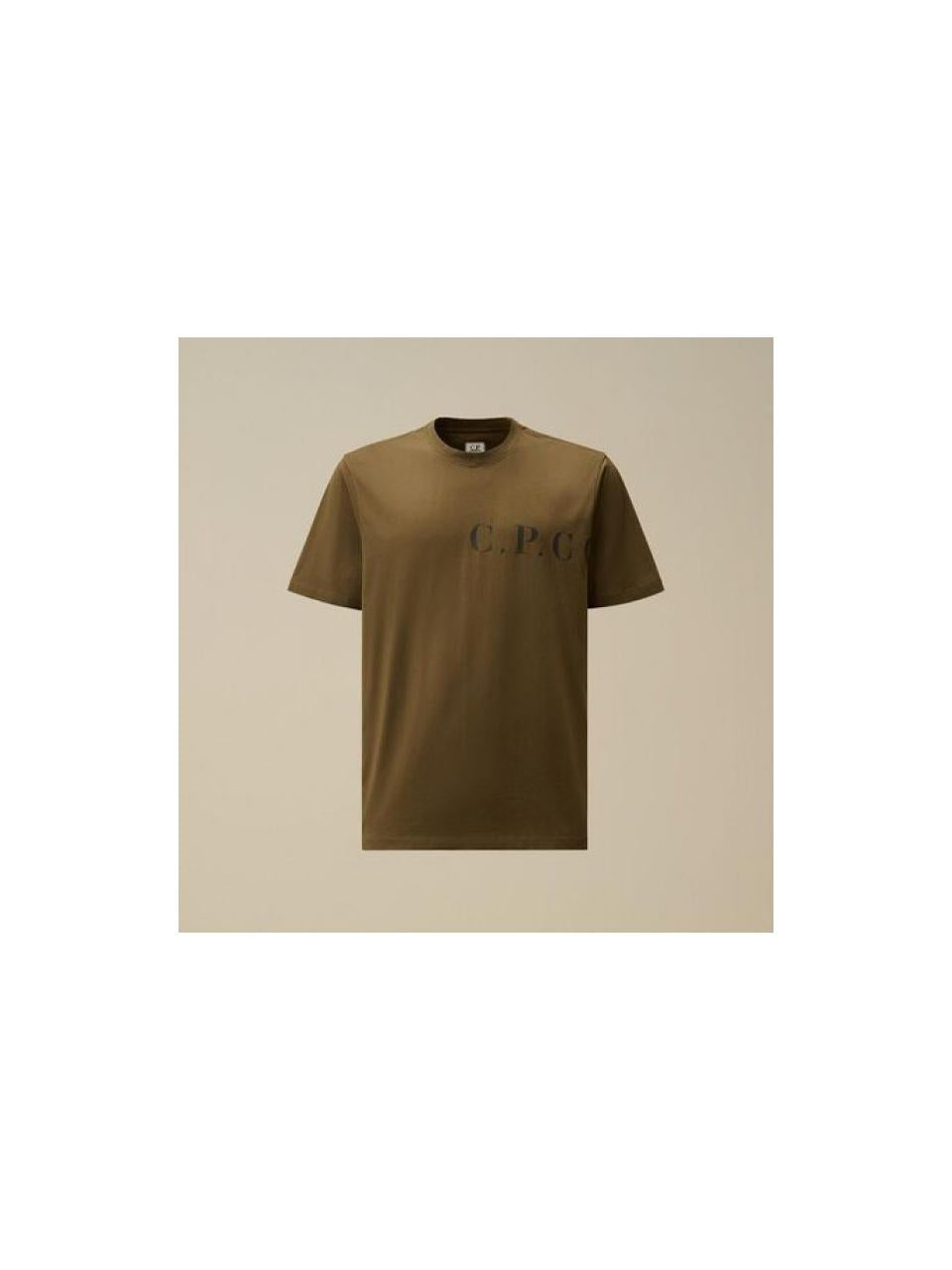 CP Company FrontBack Logo Jersey T-Shirt Men’s Green