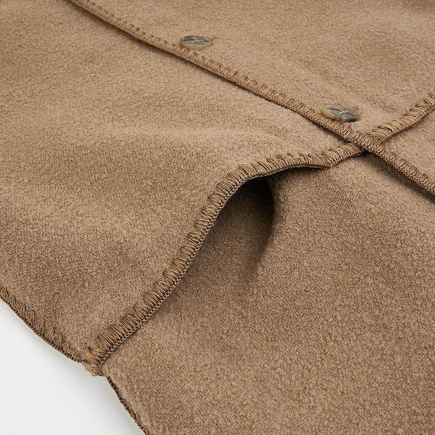 Toteme Embroidered Scarf Coat for Women 244WRO0131FB0292 033