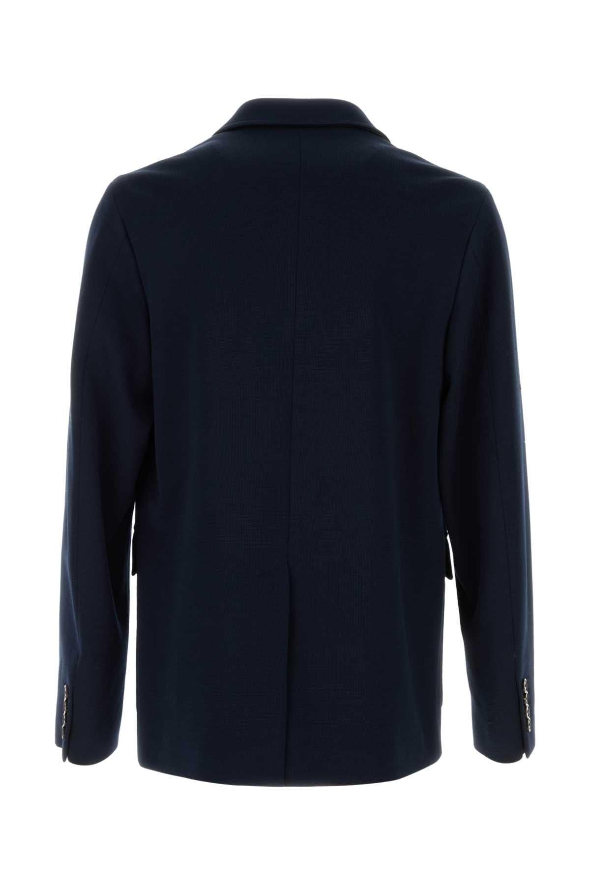 GUCCI Navy Wool Blazer Men’s Suit Jacket