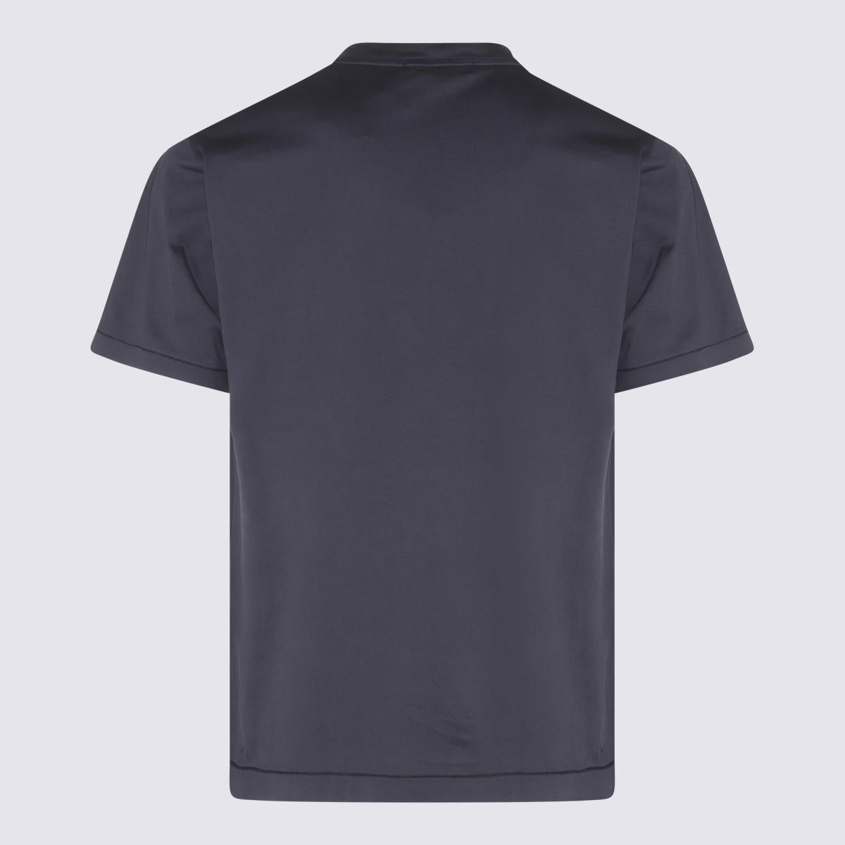 STONE ISLAND Short Sleeve T-Shirt Black Cotton Men’s Top