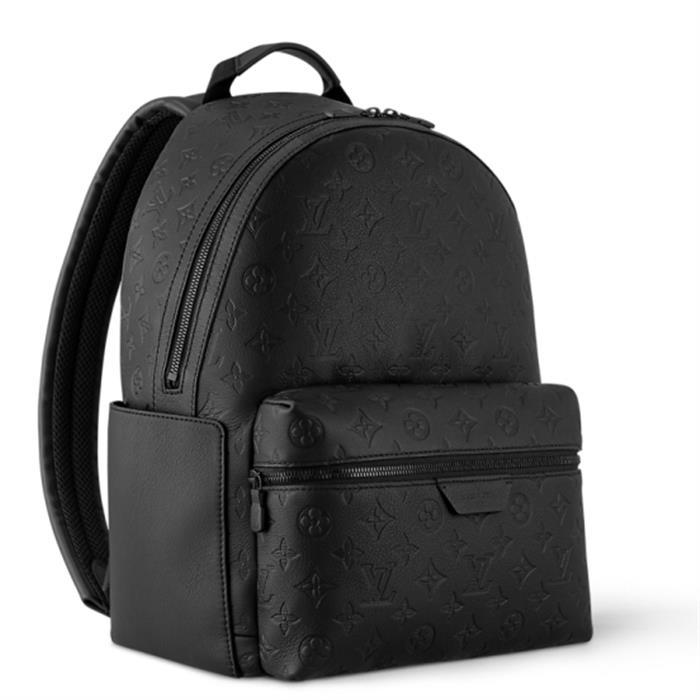 Louis Vuitton Monogram Eclipse Discovery Backpack Black Leather