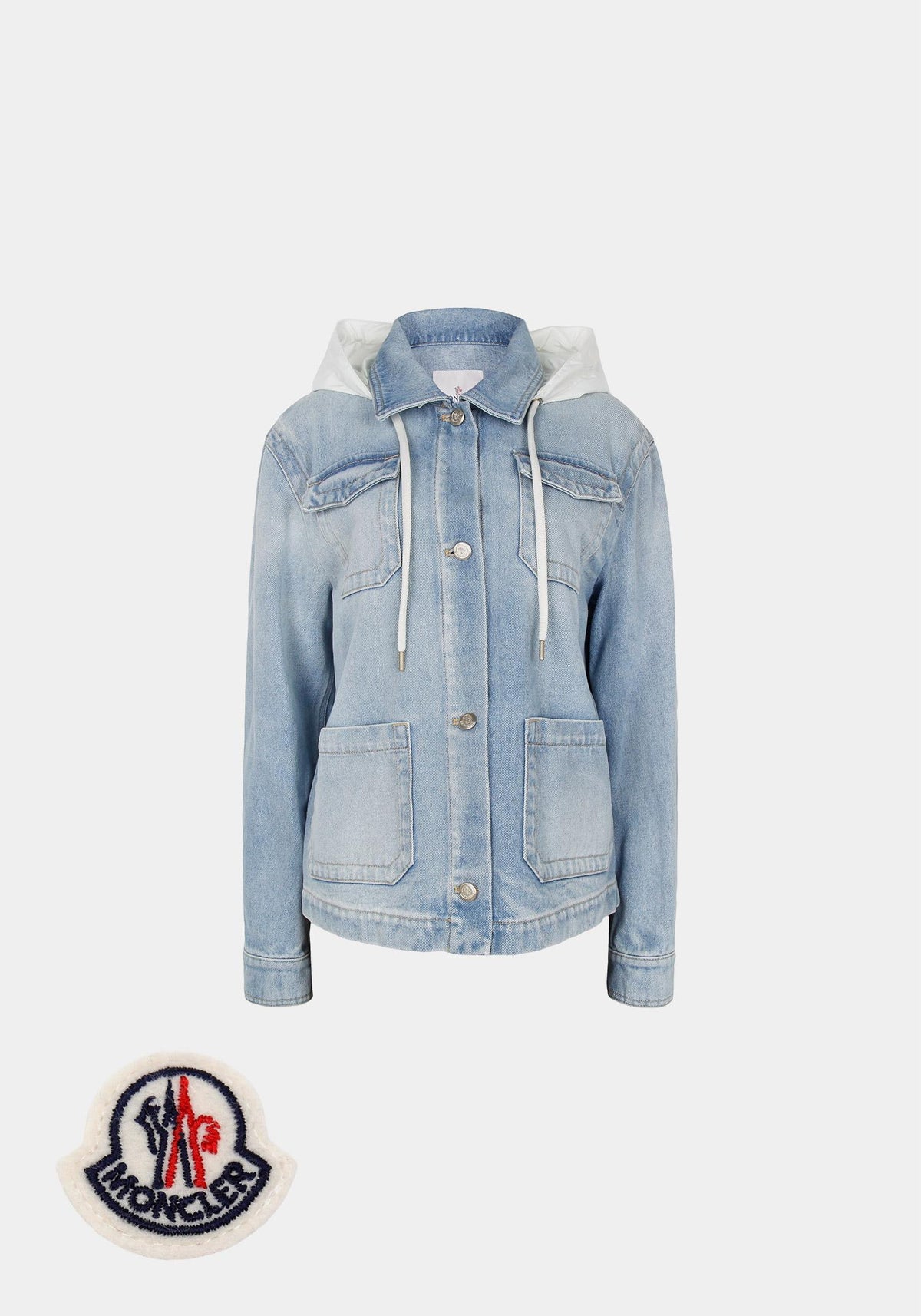 Moncler Denim Blue MELISSA Denim Jacket 1A00114 597LH 715