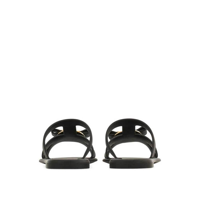 Ferragamo New Vara Plate Slide Sandals Women