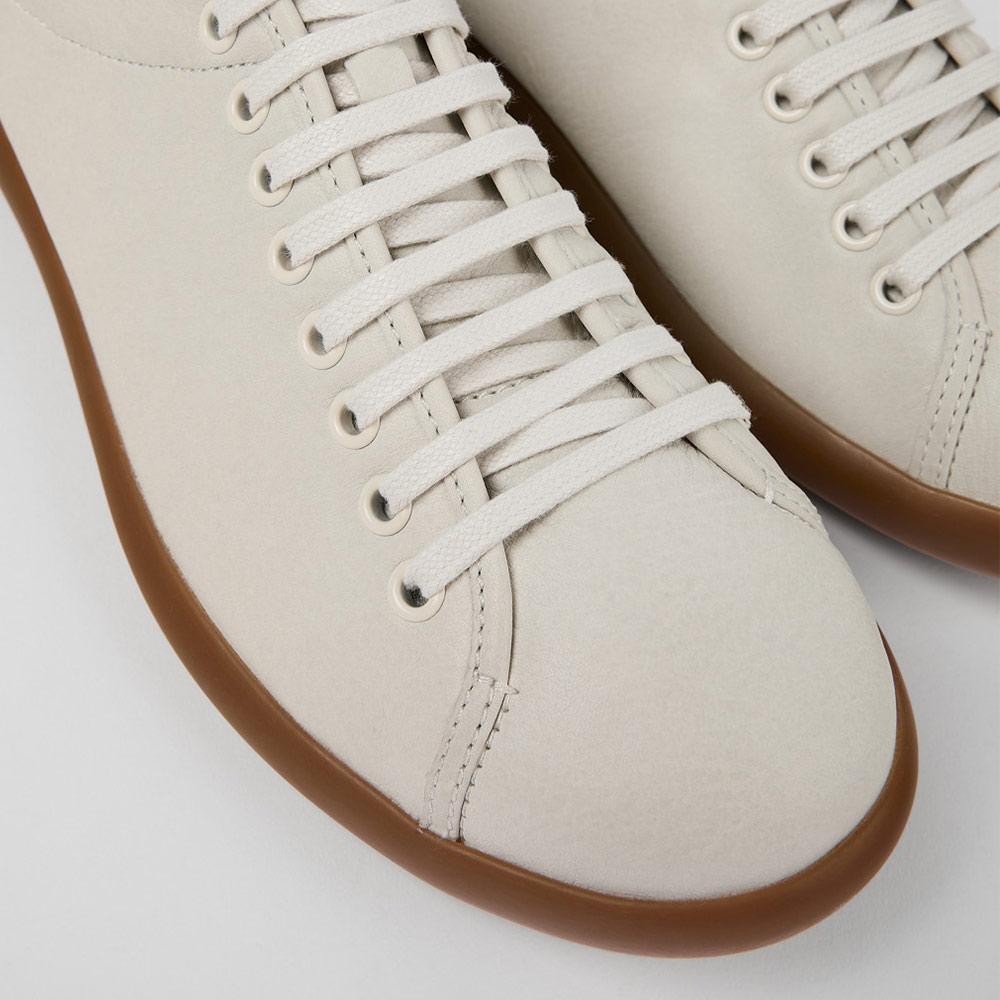 Camper Pelotas Soyer Leather Low-Top Sneakers for Men Black