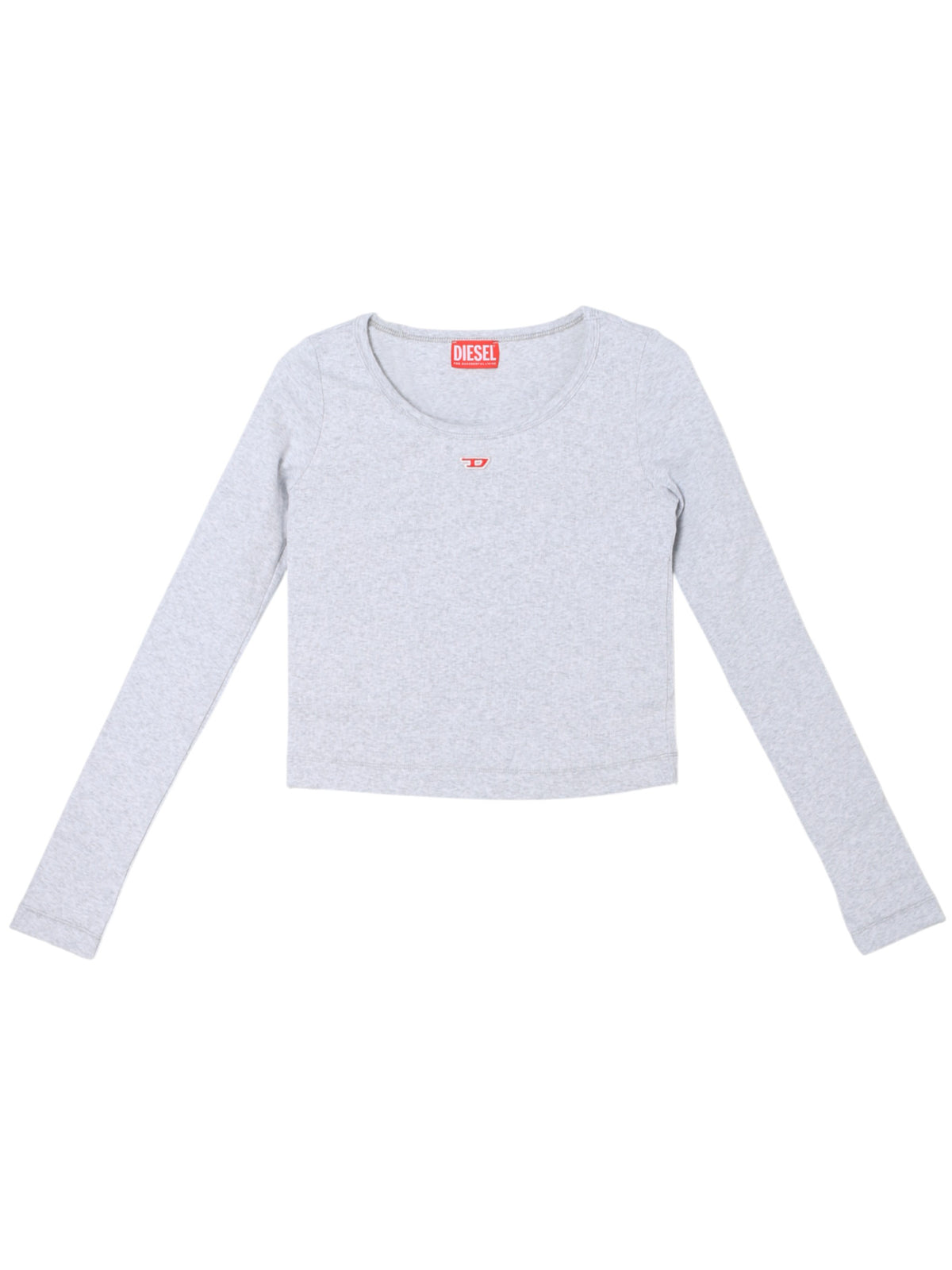 DIESEL Women's Long Sleeve Gray T-Shirt A051060JEAI 9CI A05106 0JEAI 9CI