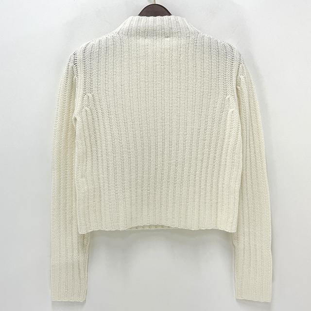 Max Mara ALOA Wool Cashmere Crop Crewneck Sweater 2421366022600 001