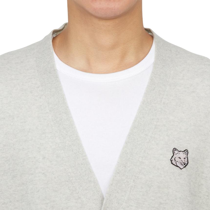 Maison Kitsune Bold Fox Head Men’s Cardigan MM00509KT1036 H120