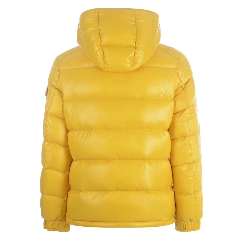 Moncler Maya Logo Puffer Jacket Yellow 1A536 00 68950 141