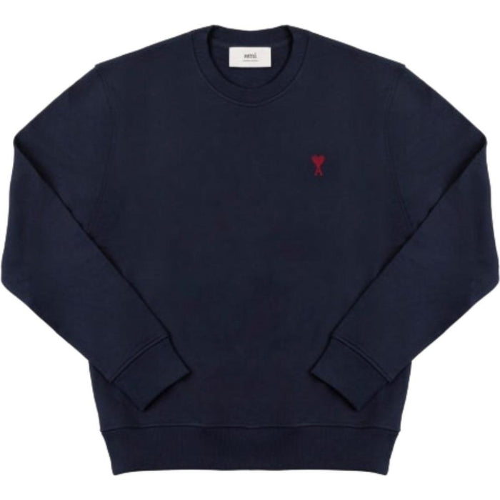 AMI Classic-Fit De Coeur Sweatshirt Navy
