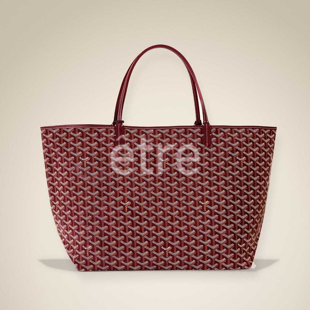 GOYARD Burgundy Saint Louis GM Tote Bag for Women
