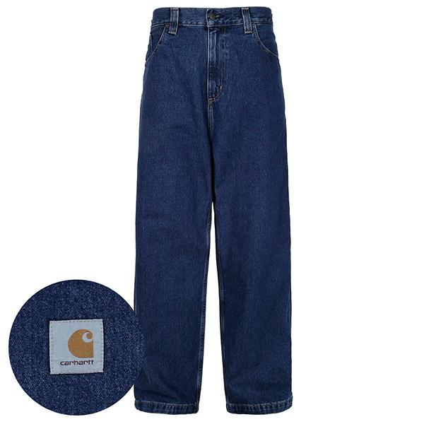 Carhartt Blue Stonewashed Brandon Denim Pants for Men I035893 0106