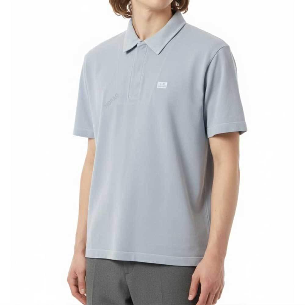 CP Company Pigment Dyed Pique Short Sleeve Polo T-Shirt f 20CMPL175A 005527S 809