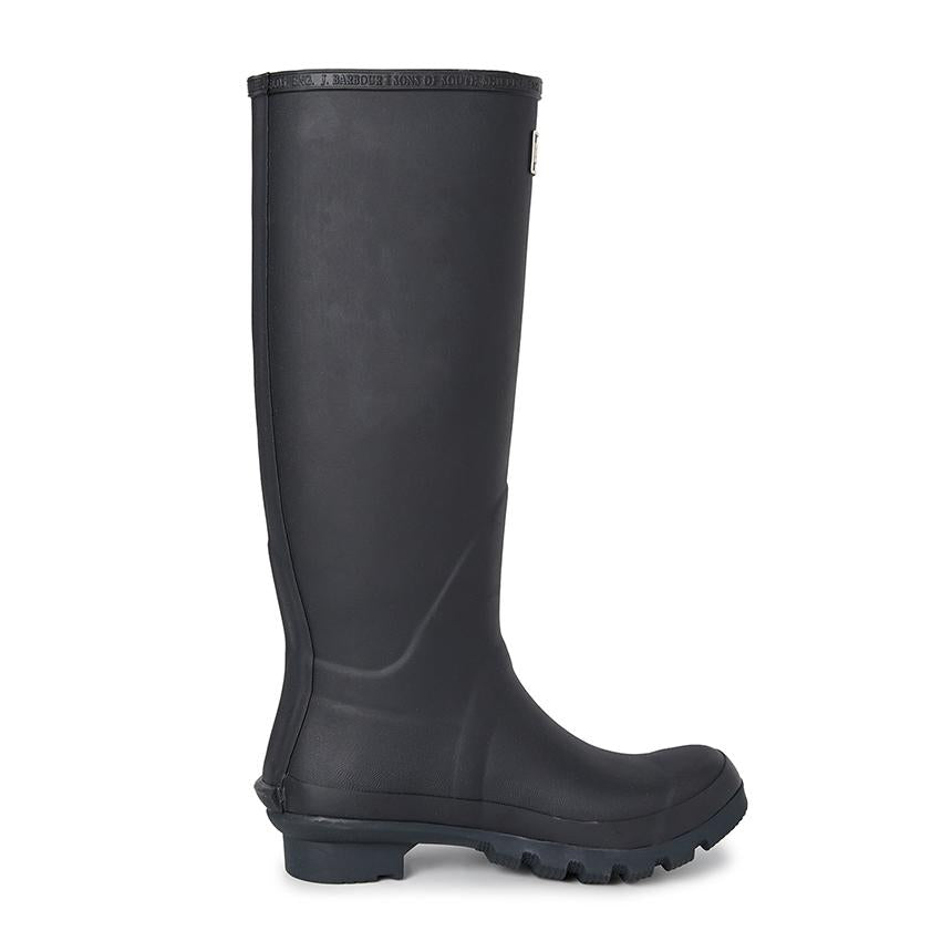 Barbour Beadnell Wellington Women’s Long Rain Boots Navy Rubber