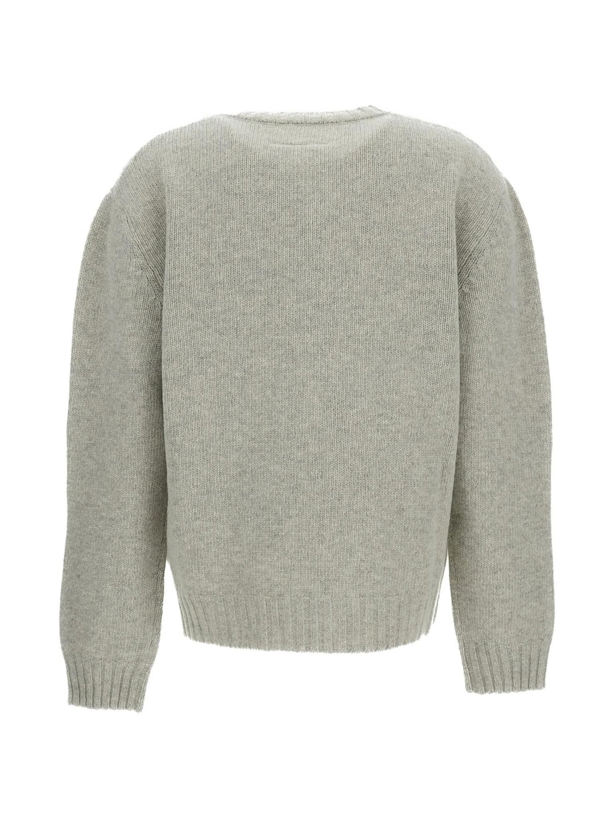 Maison Margiela Wool Blend Round Neck Knit Sweater for Women