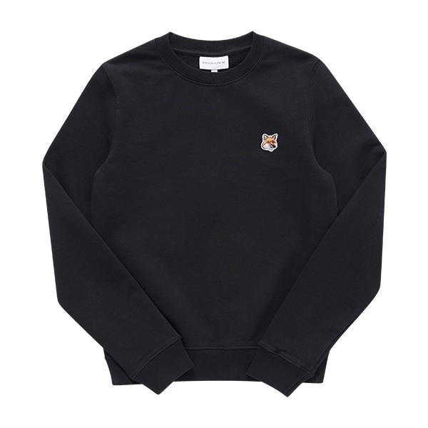 Maison Kitsune Fox Head Patch Regular Fit Womens Sweatshirt LW00302KM0001 P199