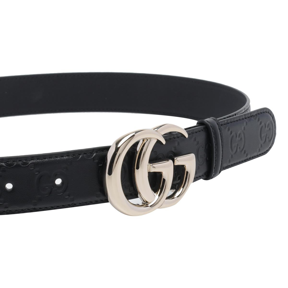 GUCCI Black Leather Belt