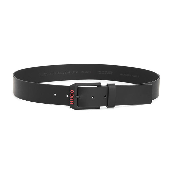 HUGO BOSS Men’s Leather Belt Black