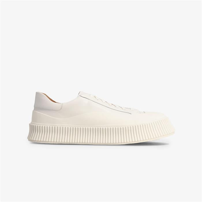 JIL SANDER Platform Leather Low-Top Sneakers for Men