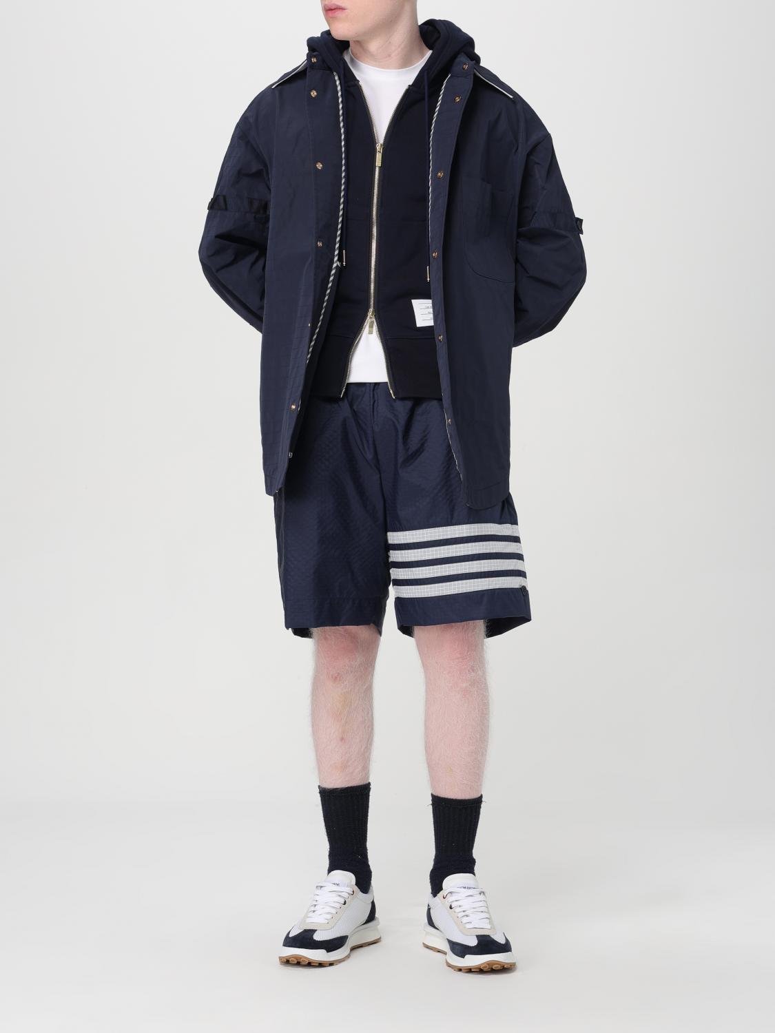 THOM BROWNE Navy Wool Casual Suit Jacket