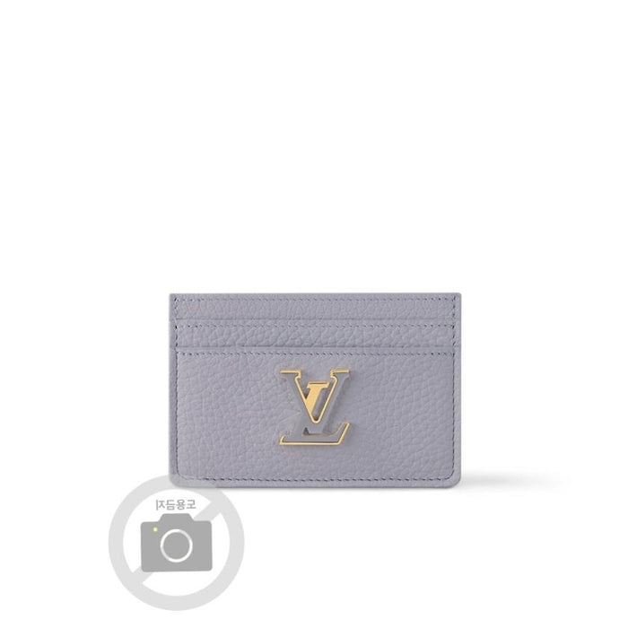 Louis Vuitton Capucines Black Leather Card Holder Wallet Un M83358 M11458 M11310