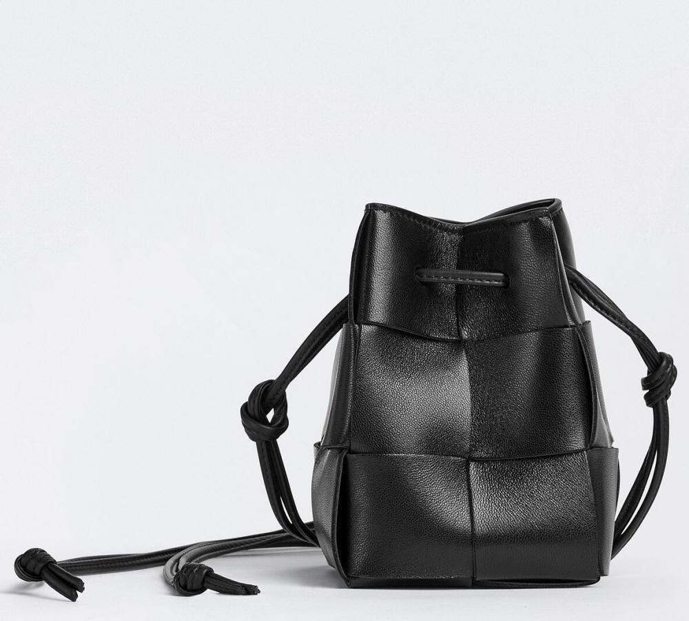 Bottega Veneta Mini Cassette Crossbody Bucket Bag