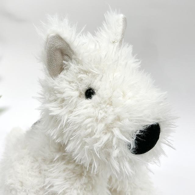 jELLYCAT Monroe Scottie Dog Keyring White Accessory