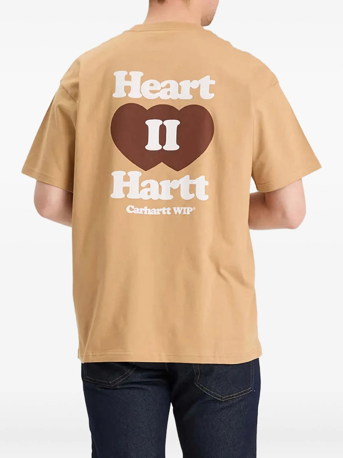 CARHARTT WIP Heart 2 Hartt Short Sleeve T-Shirt Dusty Hamilton Brown