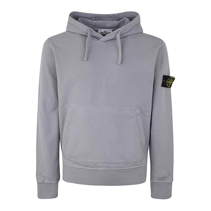 STONE ISLAND Cotton Fleece Men’s Hooded Sweatshirt