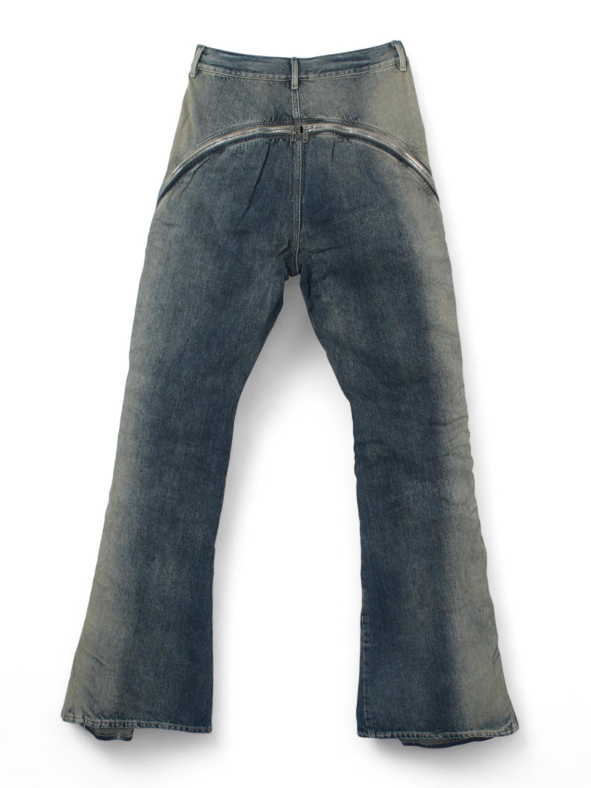 Rick Owens DRKSHDW Bolan Banana Mineral Pearl Degrade Denim DU01C6363 DMPDE 38D