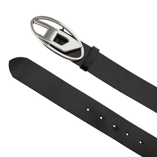 DIESEL Black Leather Belt