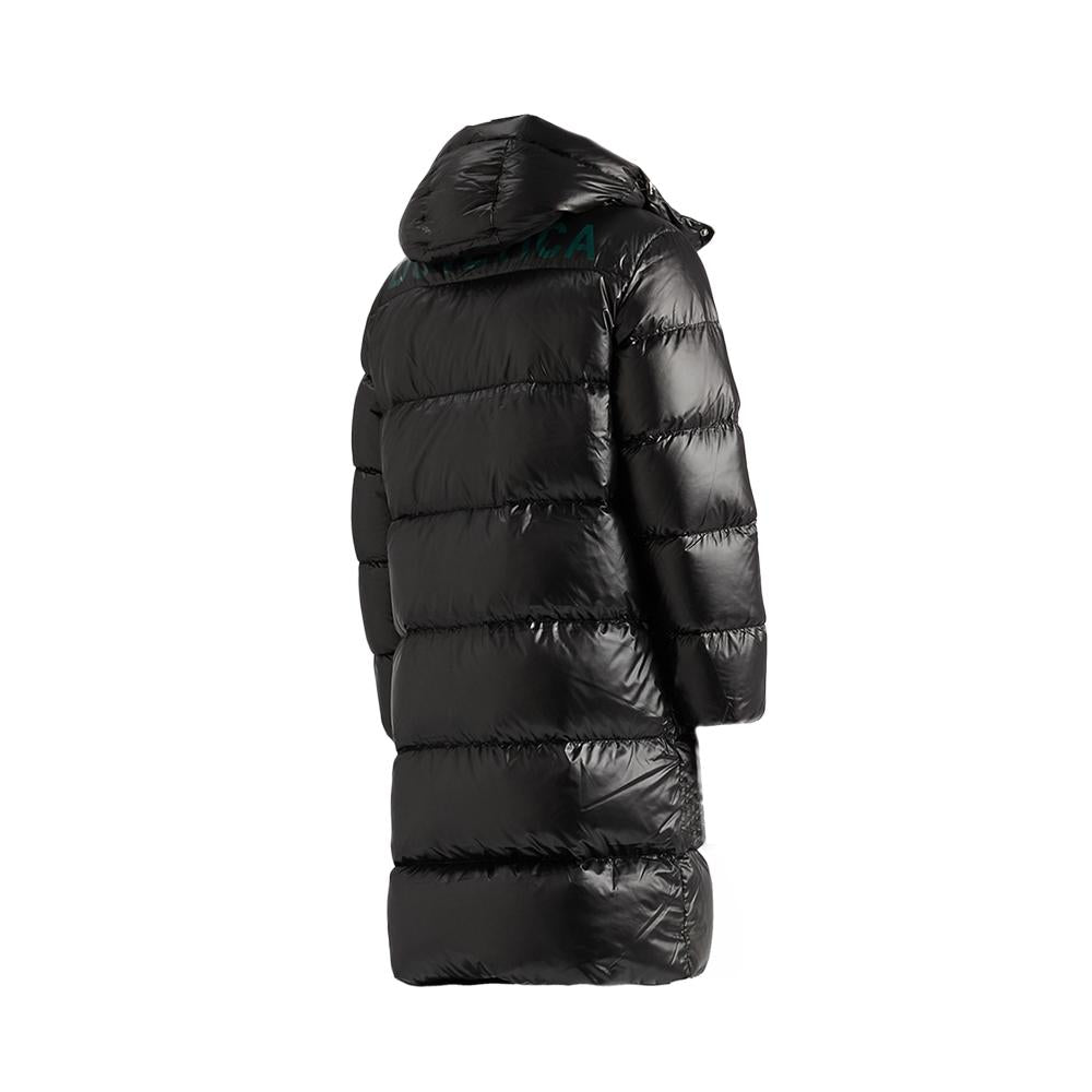 Duvetica Black TIMAVO Logo Patch Hooded Puffer Jacket VUDJ08526K0001 BKS