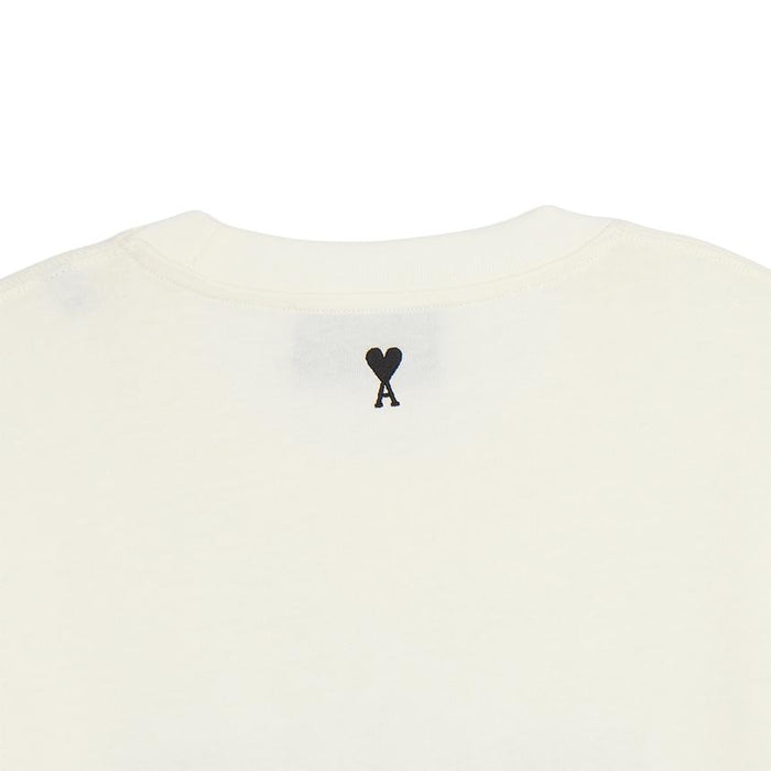AMI Unisex Short Sleeve T-Shirt White Cotton Tee