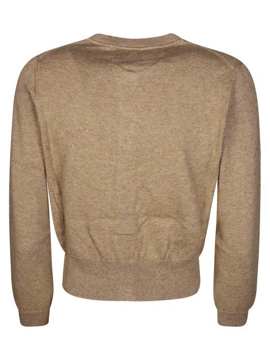 Isabel Marant Wool Knit Cardigan for W CA0163FA D1L16E CMLG CAMEL LIGHT GREY DOM