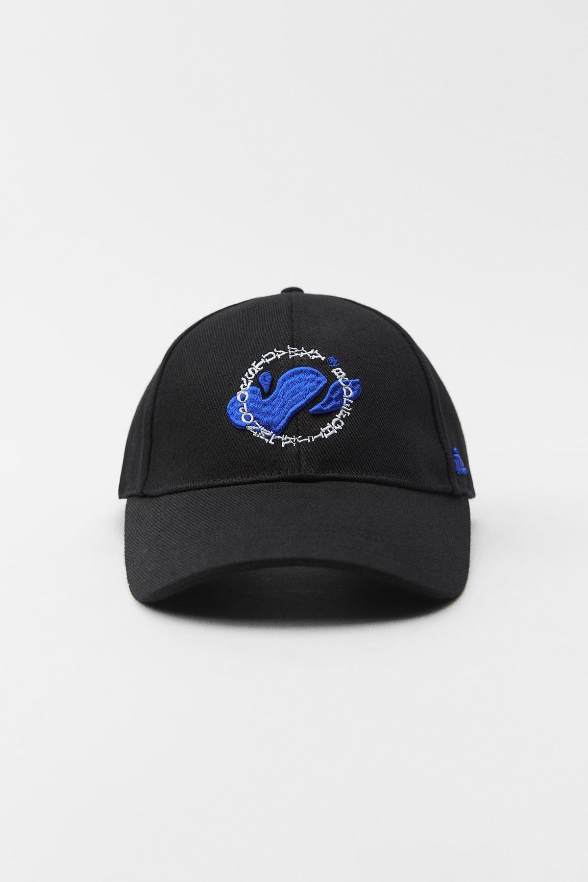 ADER ERROR x ZARA Embroidered Black Baseball Cap