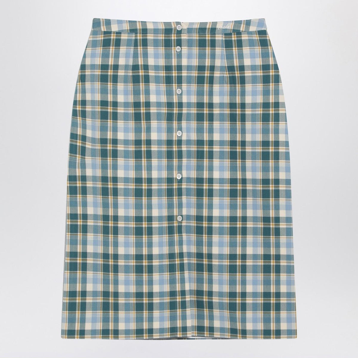 PRADA Black Wool Mini Skirt
