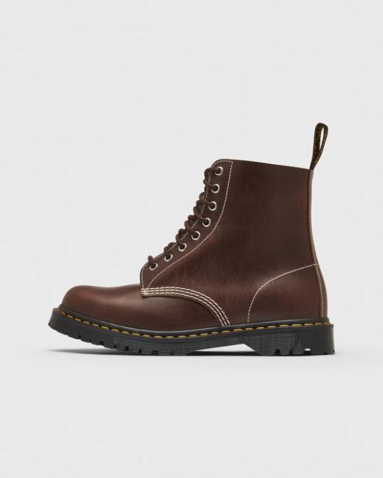 Dr.Martens Black Leather Lace-Up Combat Boots 43326201 DOM