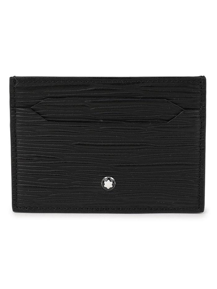 Montblanc Meisterstück Black Leather 5CC Card Holder Wallet