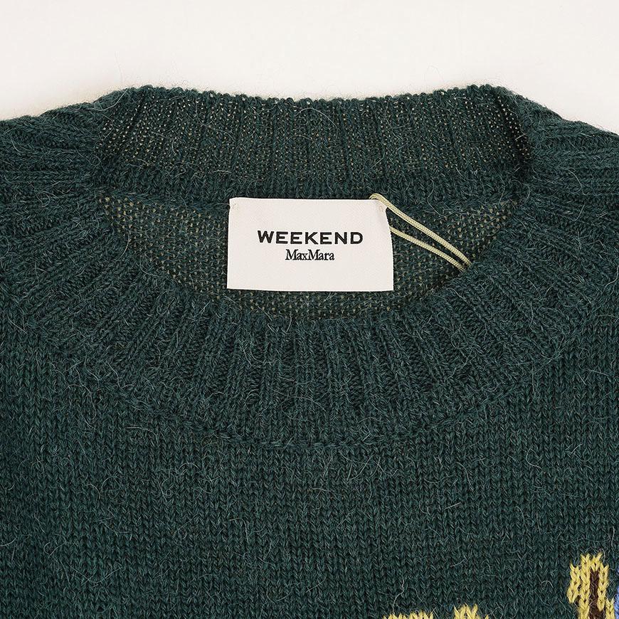 Max Mara Alpaca Wool Crewneck Knit Sweater for Women