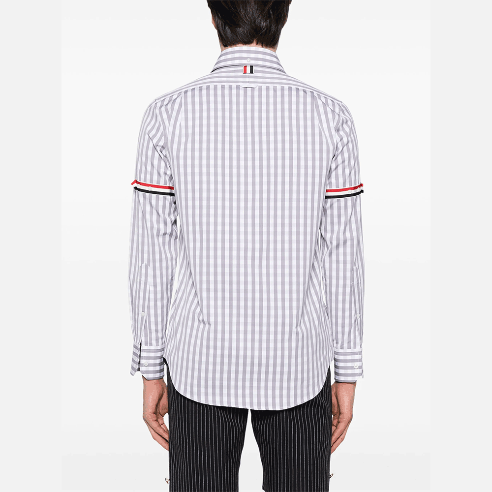 THOM BROWNE Gingham Check Long Sleeve Shirt Men MWL301O F0998 035