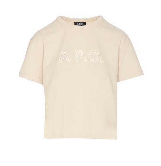 A.P.C. Annie Short Sleeve T-Shirt White Cotton
