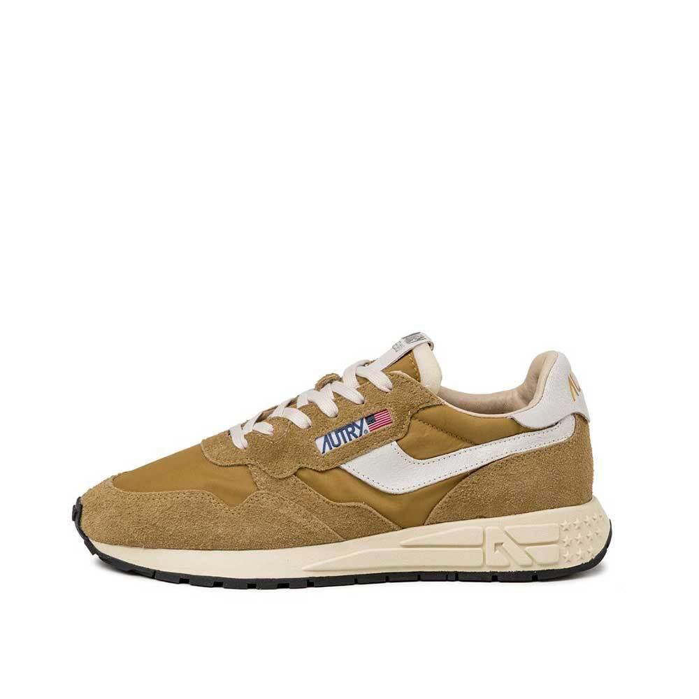 AUTRY Nylon Suede Low-Top Sneakers Men’s White Navy